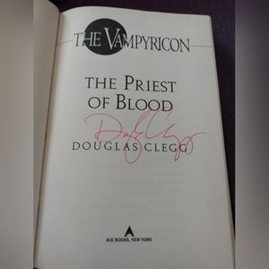 "The Priest of Blood" by Douglas Clegg (Signed Copy)